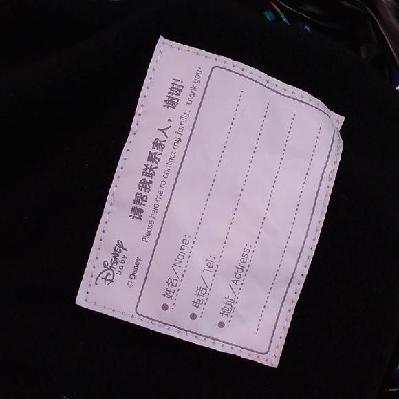 RARE Disney Baby MICKEY MOUSE Black Down Puffer Jacket - Picture 10 of 11